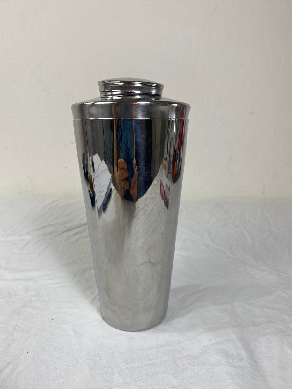 Vintage Mr Bartender Stainless Steel Cocktail Shaker Man Gift 50s 60s Stamped